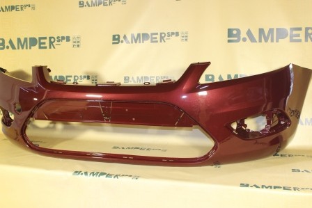 Бампер передний Ford Focus 2 2008-2010 4SVE Deep Rosso Red Красный
