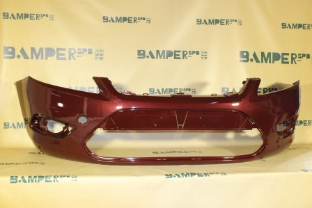 Бампер передний Ford Focus 2 2008-2010 4SVE Deep Rosso Red Красный