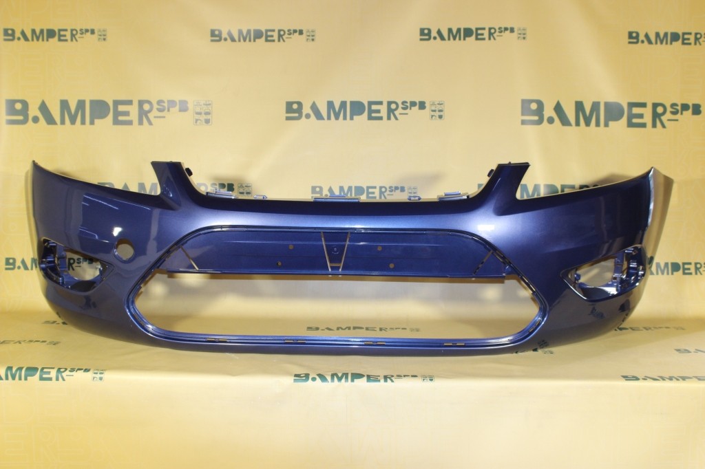 Бампер передний Ford Focus 2 2008-2010 5DVE Jeans Metallic Синий Т.