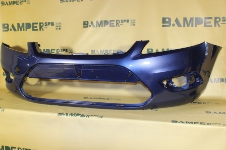 Бампер передний Ford Focus 2 2008-2010 5DVE Jeans Metallic Синий Т.