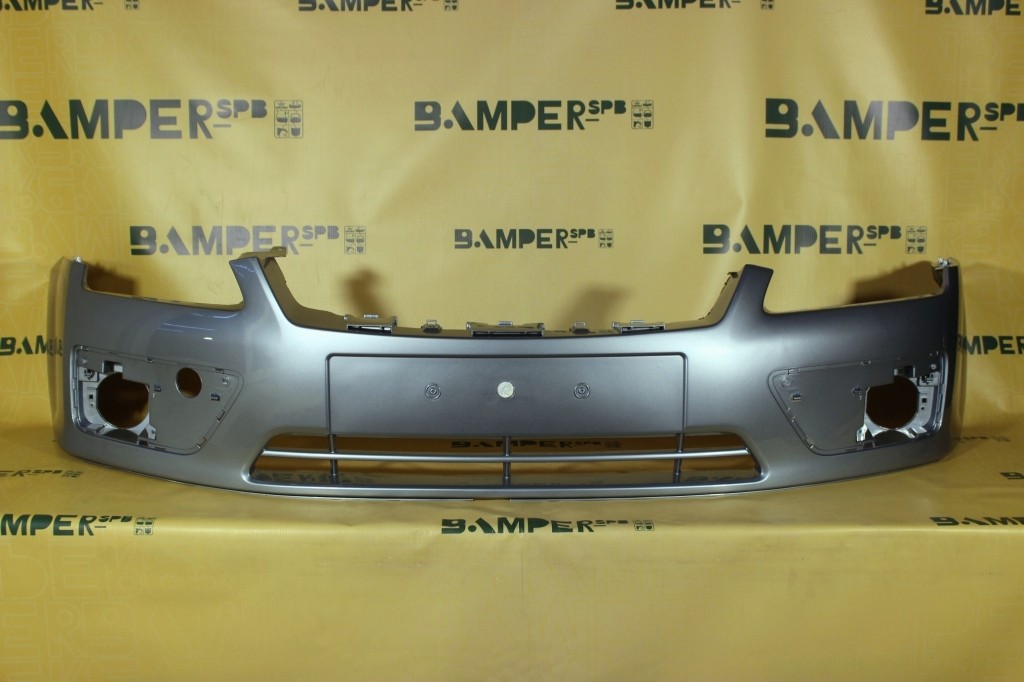 Бампер передний Ford Focus 2 2005-2008 3DTC Tonic Голубой, Серо-голубой Т