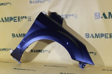 Крыло Ford Focus 2 2008-2011 правое 5DVE Jeans Metallic Синий