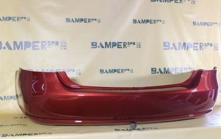 Бампер задний Volkswagen Polo 5 2010-2015 седан 2K, LA3T, А3T Wild Cherry Red Красный