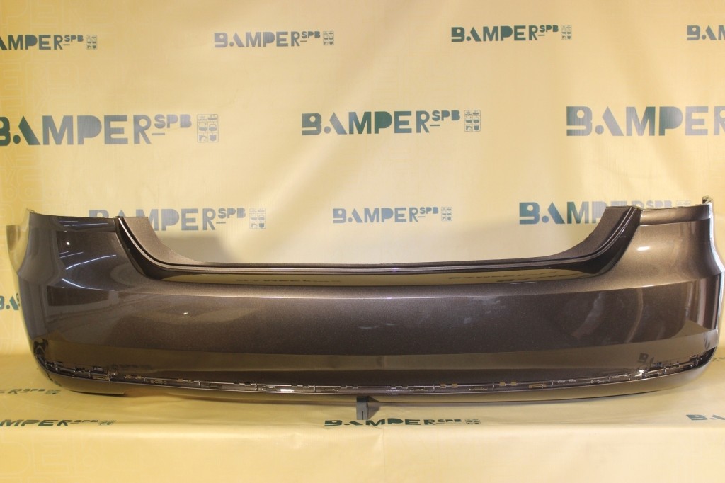 Бампер задний Volkswagen Polo 5 2015-2020 седан 4Q, LH8Z Toffee Brown, Graciosa Коричневый