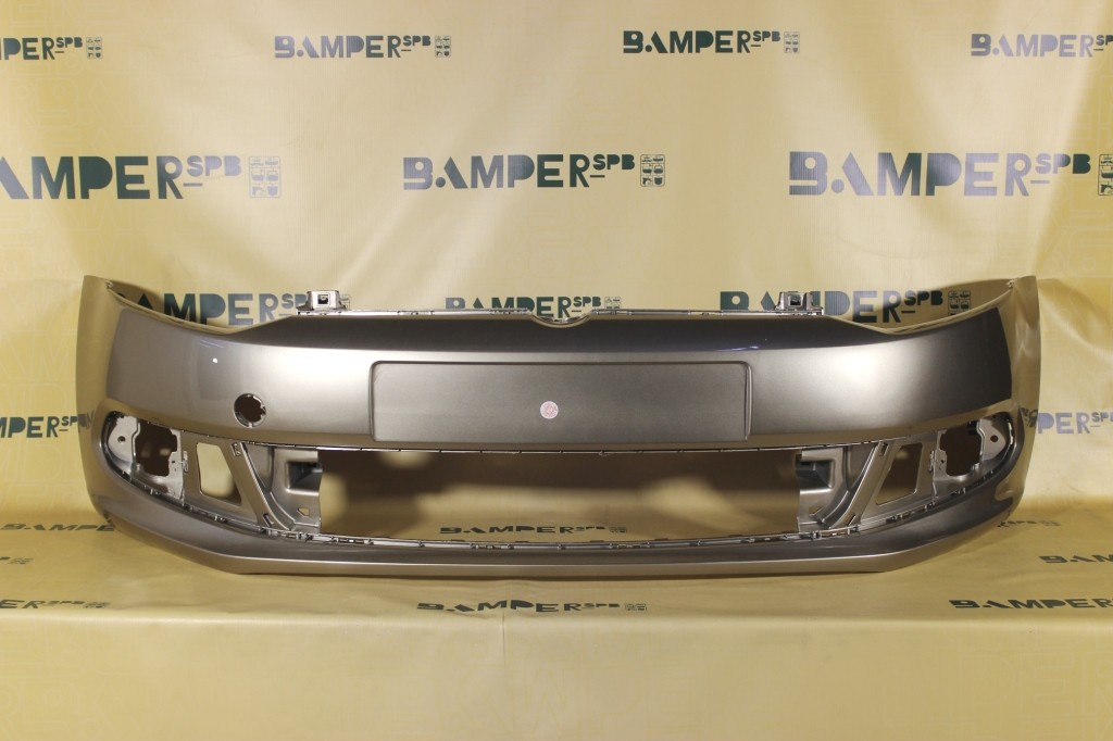 Бампер передний Volkswagen Polo 5 2010-2015 SDN 0N, LA1X Titanium Beige Бежевый Т.