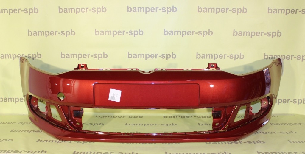Бампер передний Volkswagen Polo 5 2010-2015 SDN 2K, LA3T Wild Cherry Red Красный