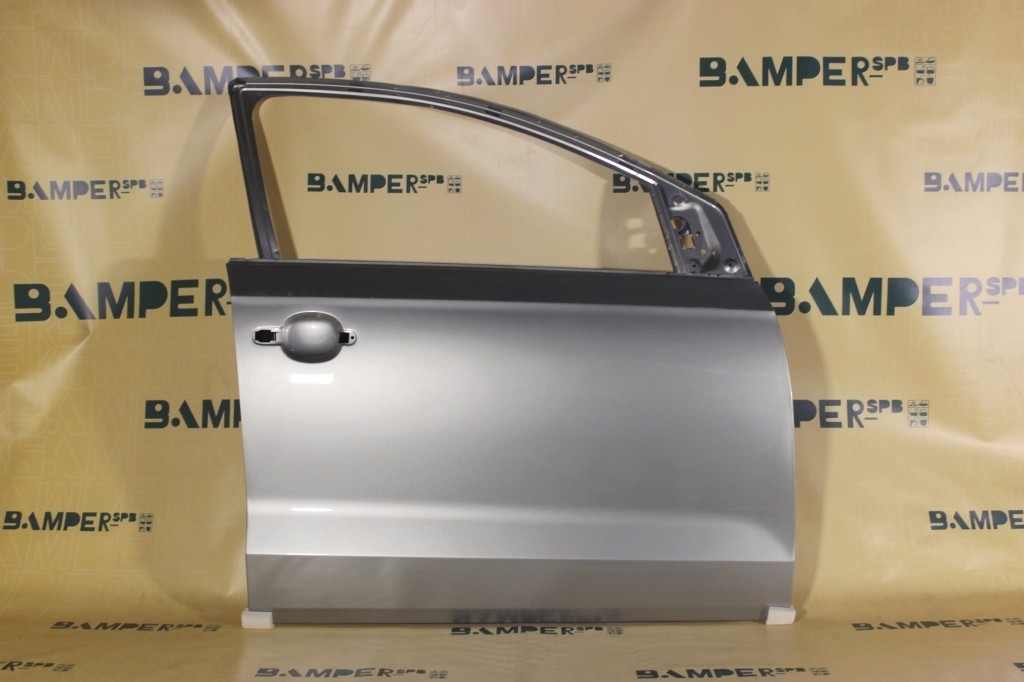 Дверь передняя правая Volkswagen Polo 5 2010-2020 K5, LB7W, B7W Tungsten Silver Серебристый