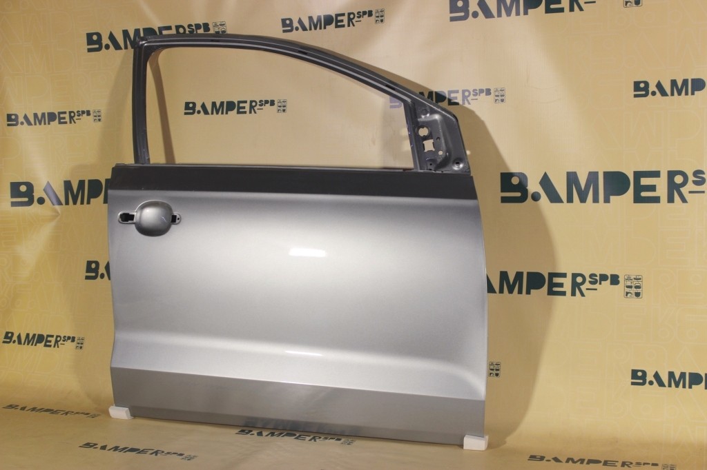 Дверь передняя правая Volkswagen Polo 5 2010-2020 K5, LB7W, B7W Tungsten Silver Серебристый