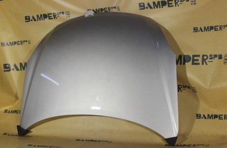 Капот Nissan Almera G15 2012-2019 ZBD Platinum Silver Серебристый