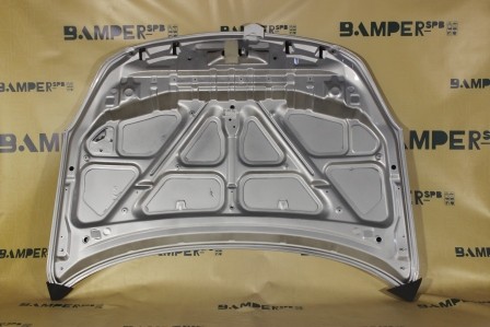 Капот Nissan Almera G15 2012-2019 ZBD Platinum Silver Серебристый