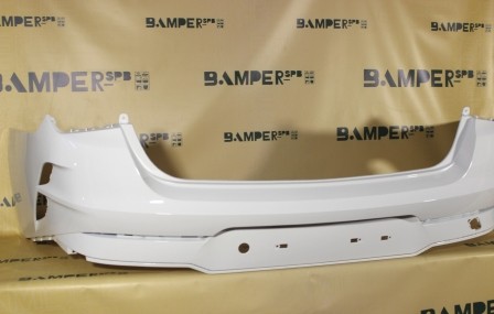 Бампер задний Kia K5 2020-2024 SWP SWA Snow White Белый перламутр Трехслойный Т.