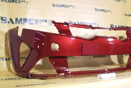 Бампер передний Kia Rio 4 FB 2020-2023 R4R, PR2 Fiery Red Красный