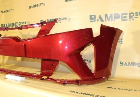 Бампер передний Kia Rio 4 FB 2020-2023 R4R, PR2 Fiery Red Красный