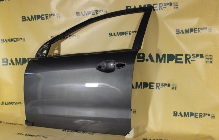 Дверь передняя левая Kia Rio 3 QB 2011-2017 SAE Carbon Grey Серый