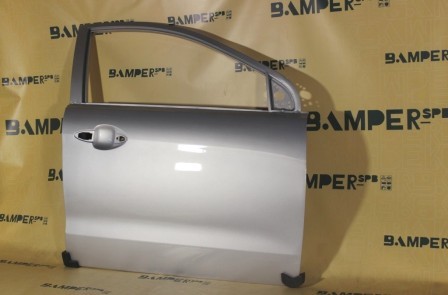 Дверь передняя правая Kia Rio 3 QB 2011-2017 RHM Sleek Silver Серебристый