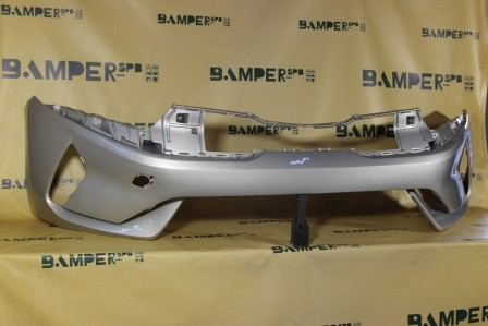 Бампер передний Kia K5 2020-2024 4SS Silky Silver Metallic Серебристый