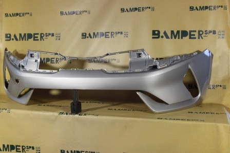 Бампер передний Kia K5 2020-2024 4SS Silky Silver Metallic Серебристый