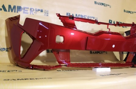 Бампер передний Kia Rio 4 FB 2020-2023 WR7 Dragon Red Красный Т