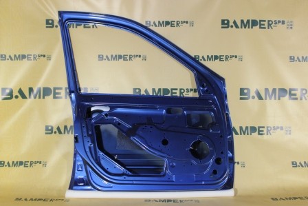 Дверь LADA Granta / LADA Granta FL / LADA Kalina передняя левая 418 Голубая Планета Синий Т.