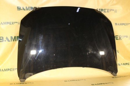 Капот Mitsubishi Lancer 10 2007-2015 X42 Amethyst Black, Labrador Черный Т.