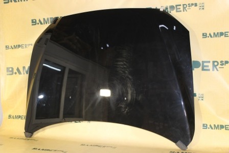 Капот Mitsubishi Lancer 10 2007-2015 X42 Amethyst Black, Labrador Черный Т.
