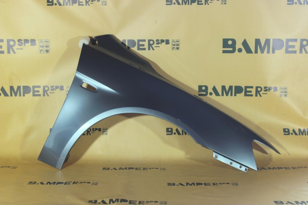 Крыло правое Mitsubishi Lancer 10 2007-2015 A86 Aqua Glasier, Greenish Silver Серо-зеленый