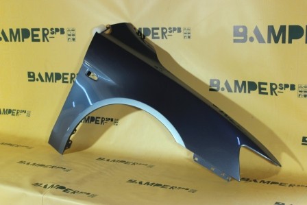 Крыло правое Mitsubishi Lancer 10 2007-2015 A86 Aqua Glasier, Greenish Silver Серо-зеленый