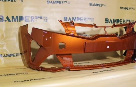 Бампер передний Kia Rio 4 FB 2020-2023 R7R Burnt Orange Оранжевый Т.