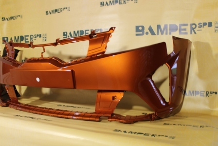 Бампер передний Kia Rio 4 FB 2020-2023 R7R Burnt Orange Оранжевый Т.