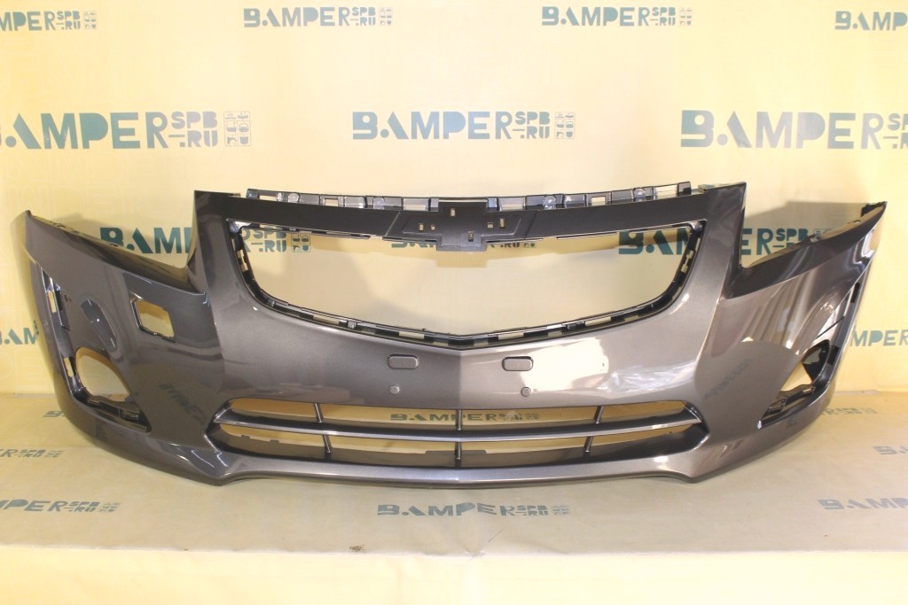 Бампер передний Chevrolet Cruze рестайлинг 2013-2016 GAL, 177 Technical Grey Серый