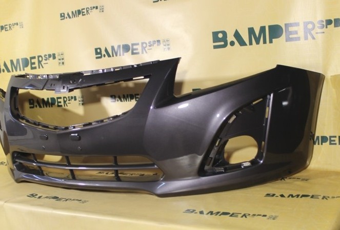 Бампер передний Chevrolet Cruze рестайлинг 2013-2016 GQK, 891T Gunsmoke Grey Серый Бампер передний Chevrolet Cruze рестайлинг 2013-2016 GQK, 891T Gunsmoke Grey Серый