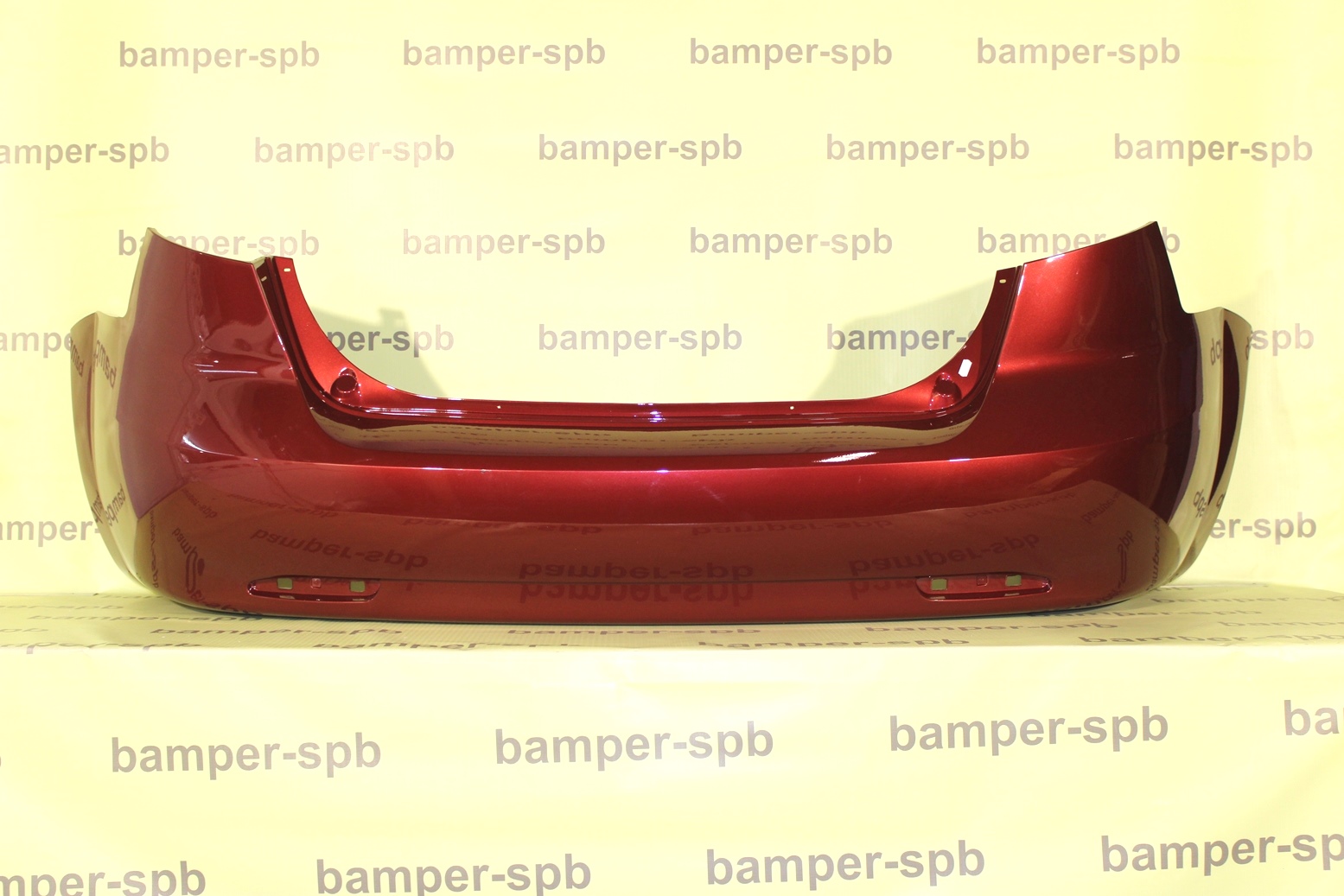 Бампер задний Chevrolet Lacetti 2004-2013 хетчбэк 70U, RGA, Red Rock Красный