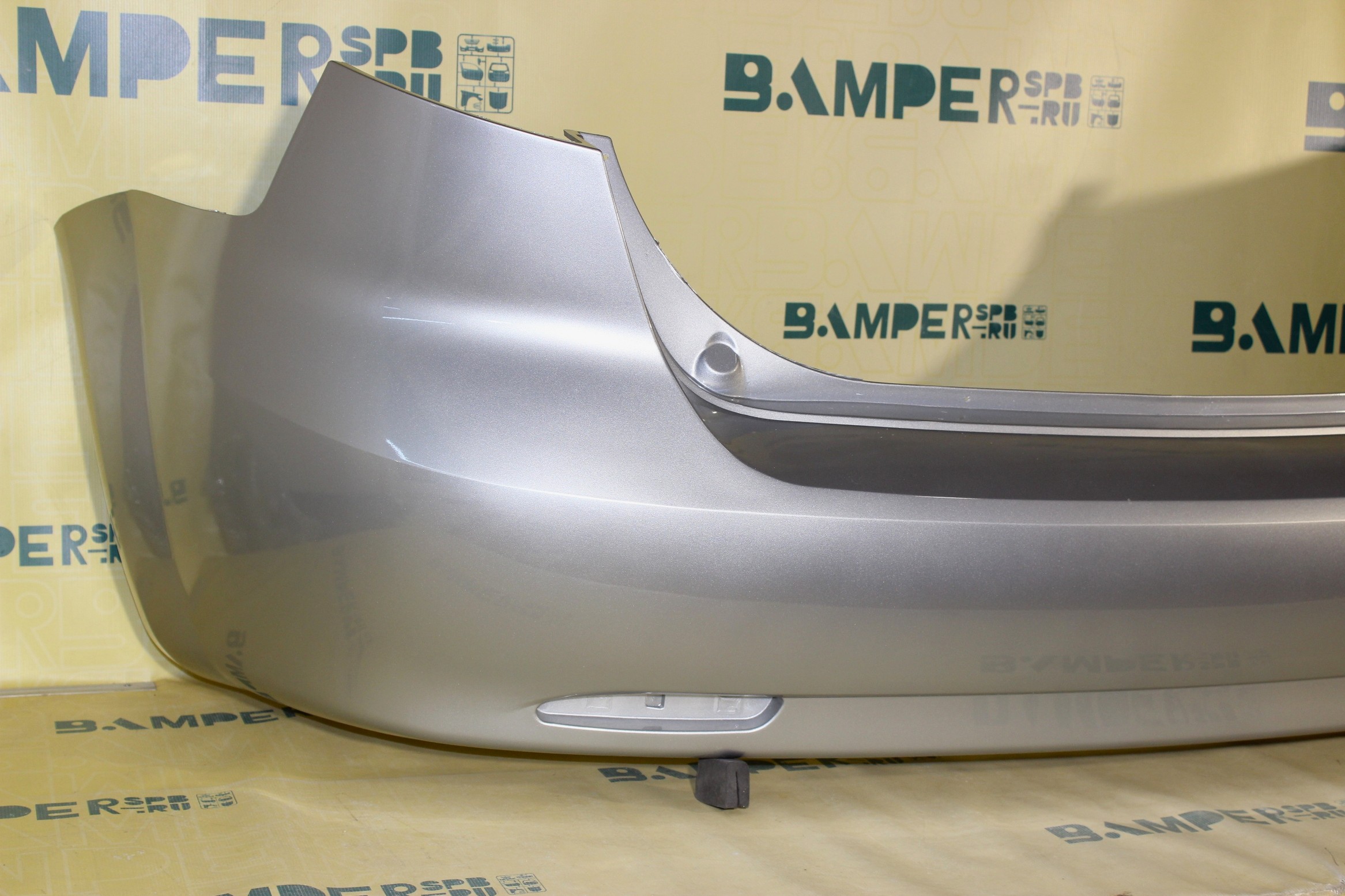 Бампер задний Chevrolet Lacetti 2004-2013 хетчбэк 92U, GCY Poly Silver Серебристый