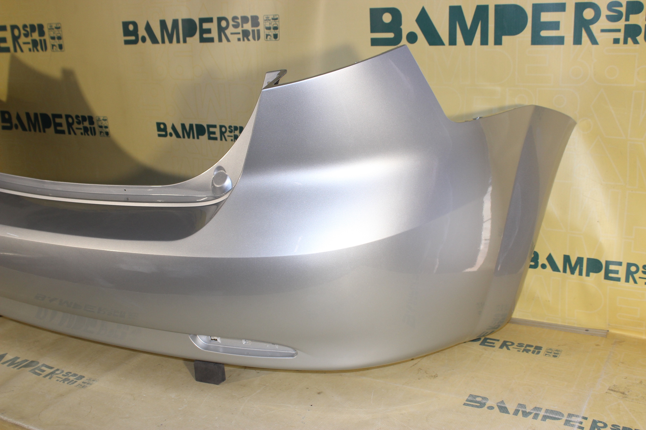 Бампер задний Chevrolet Lacetti 2004-2013 хетчбэк GAN, 176 Switchblade Silver Серебристый