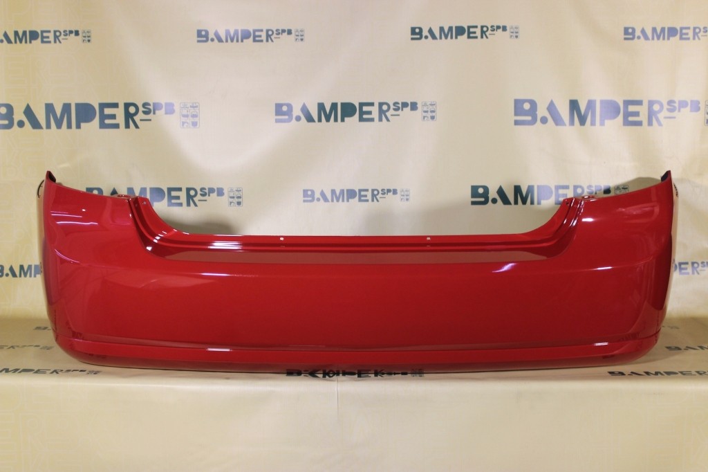 Бампер задний Chevrolet Lacetti 2004-2013 седан 73L, GGE, 71U Super Red Красный