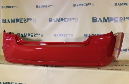 Бампер задний Chevrolet Lacetti 2004-2013 седан 73L, GGE, 71U Super Red Красный