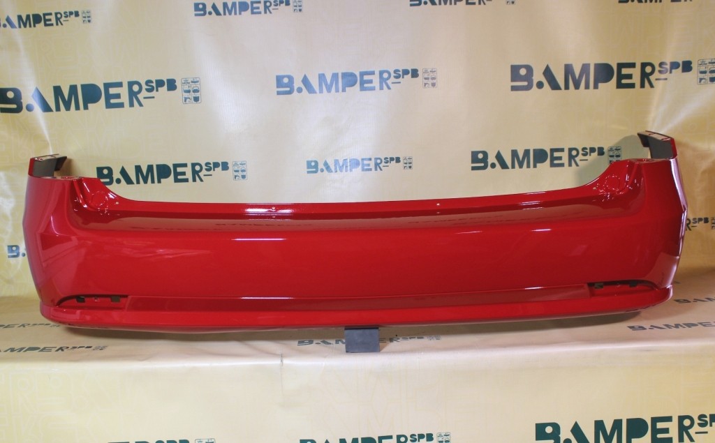 Бампер задний Chevrolet Lacetti 2004-2013 универсал 73L, GGE, 71U Super Red Красный