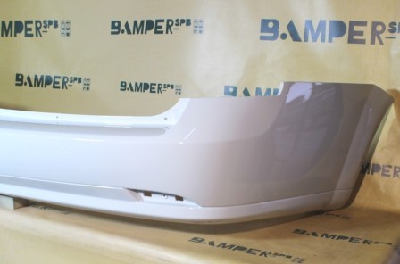 Бампер задний Chevrolet Lacetti 2004-2013 универсал GAZ, 40R Summit White Белый солид