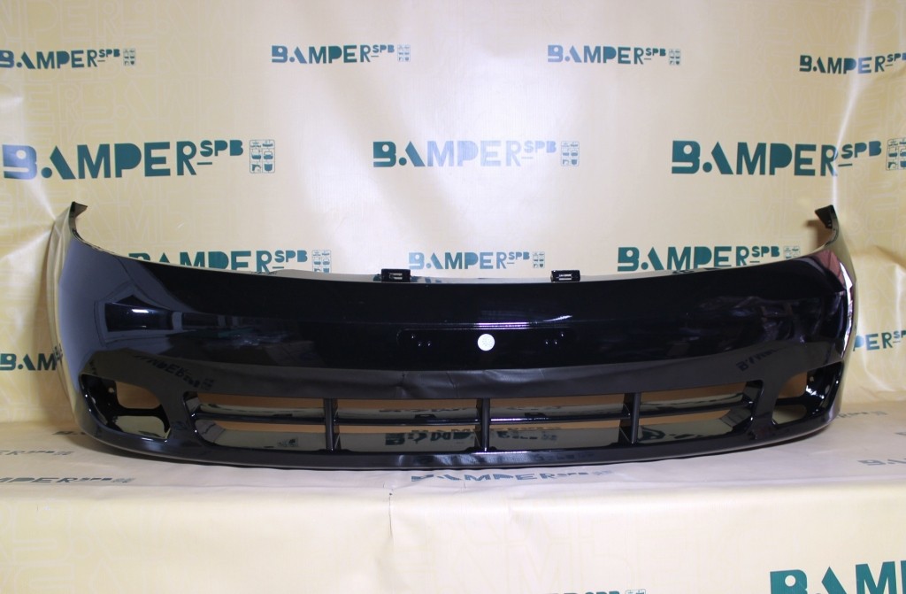 Бампер передний Chevrolet Lacetti 2004-2013 хетчбэк 87U Pearl Black Черный