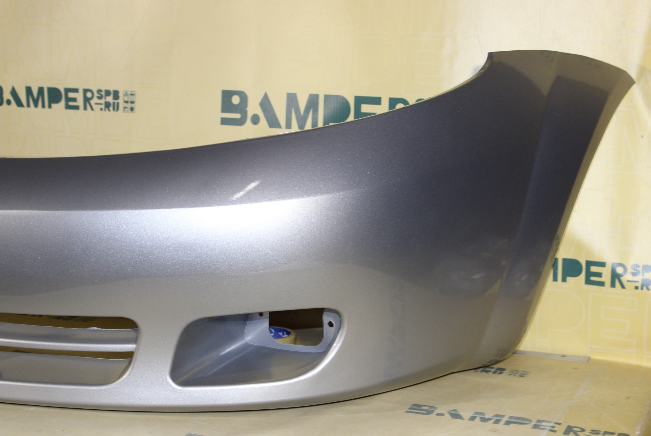 Бампер передний Chevrolet Lacetti 2004-2013 хетчбэк 92U, GCY Poly Silver Серебристый