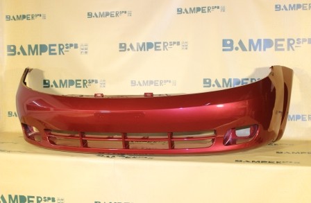 Бампер передний Chevrolet Lacetti 2004-2013 хетчбэк GCS, 681R Velvet Red Красный