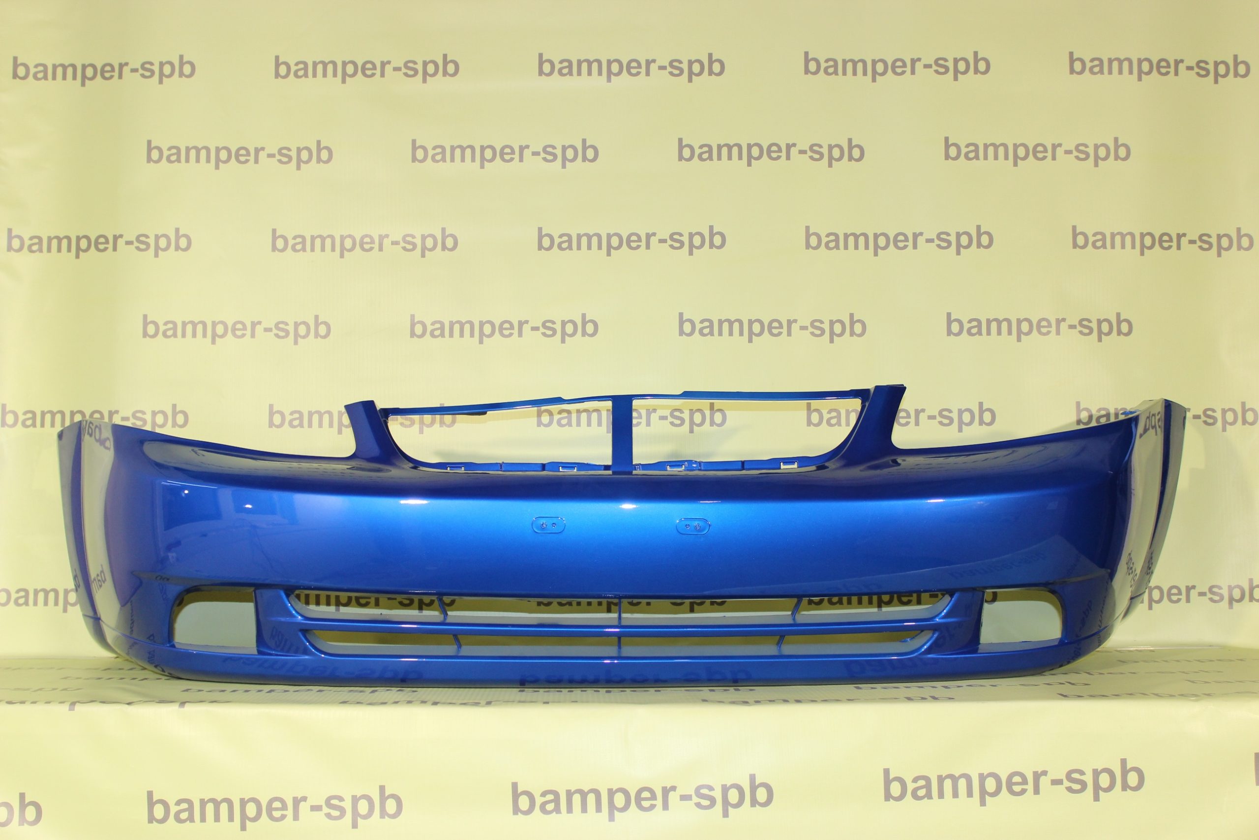Бампер передний Chevrolet Lacetti 2004-2013 седан, универсал GCT Moroccan Blue Синий