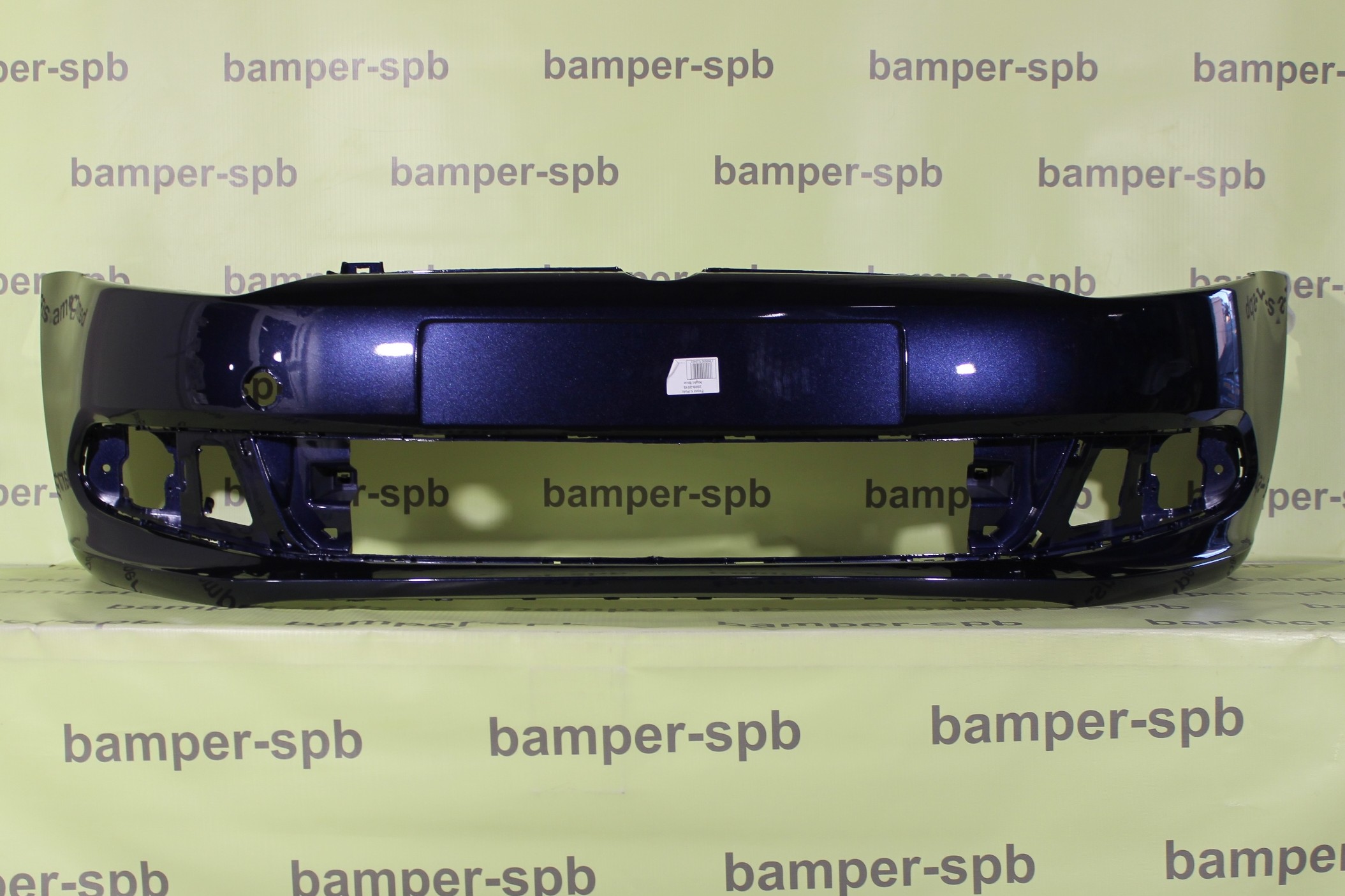 Бампер передний Volkswagen Polo 5 2010-2015 SDN Z2, H5X, LH5X Night Blue Синий металлик