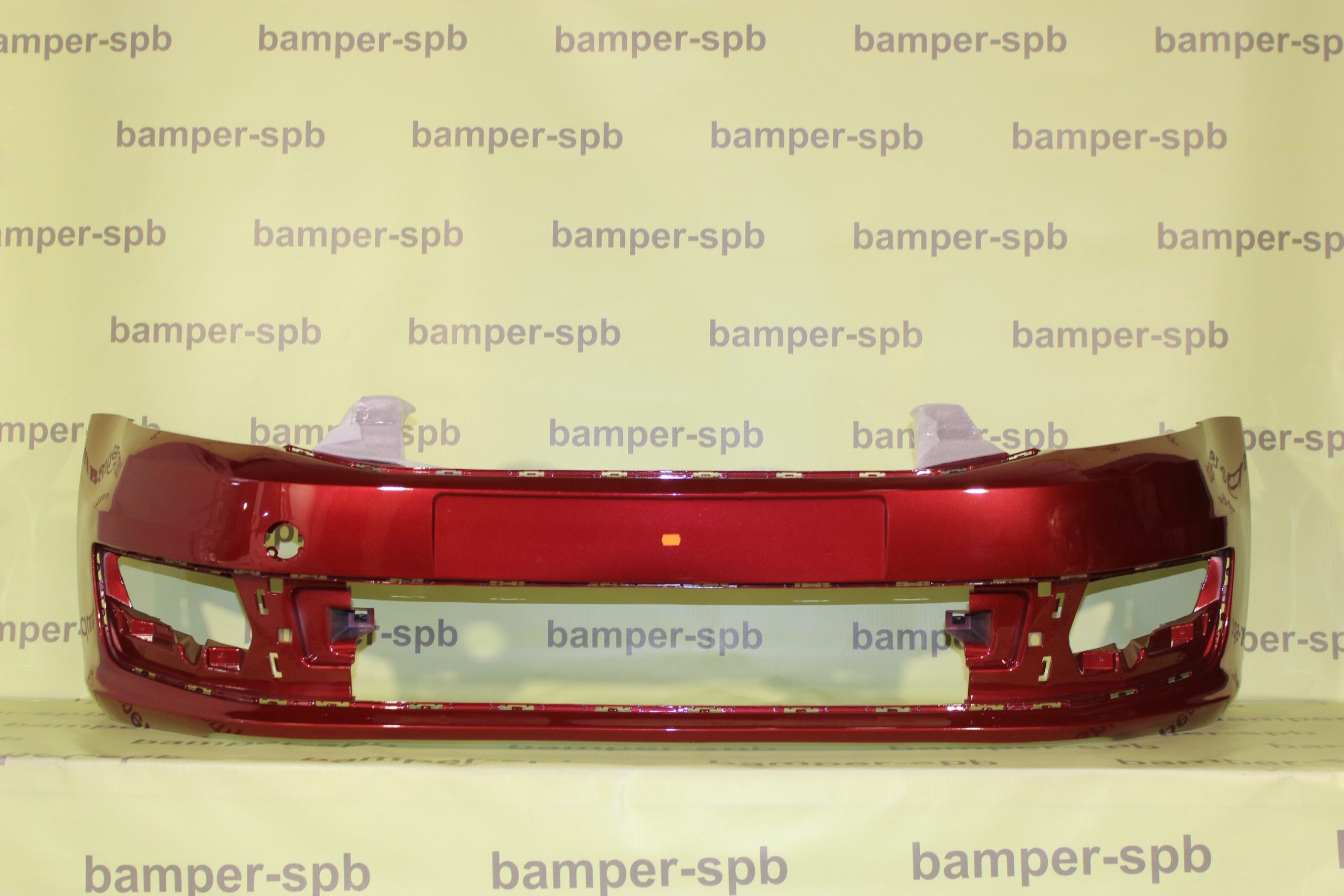 Бампер передний Volkswagen Polo 5 2015-2020 2K, LA3T Wild Cherry Red Красный