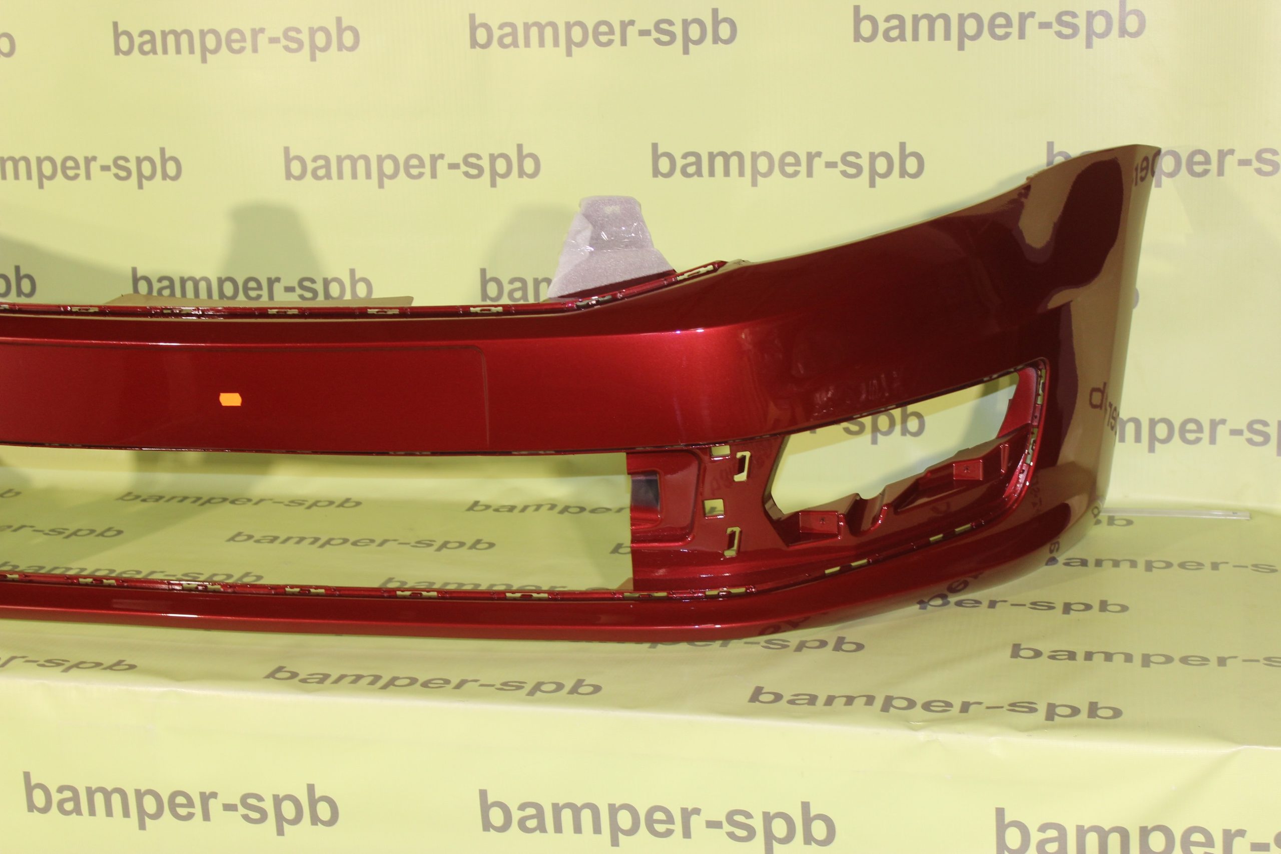 Бампер передний Volkswagen Polo 5 2015-2020 2K, LA3T Wild Cherry Red Красный