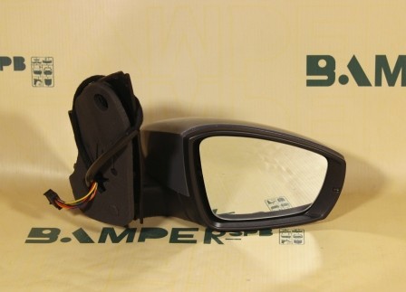 Зеркало Volkswagen Polo 5 2010-2020 8 конт. повторитель, обогрев, складывание правое А.