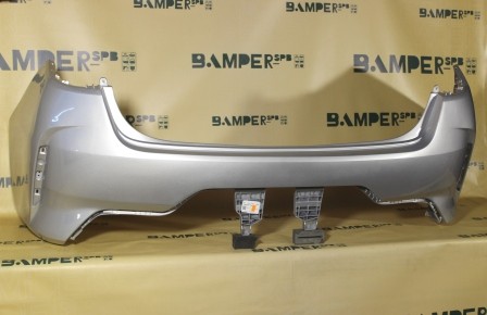 Бампер задний Kia Rio 4 FB 2020-нв RHM Sleek Silver Серебристый Т.
