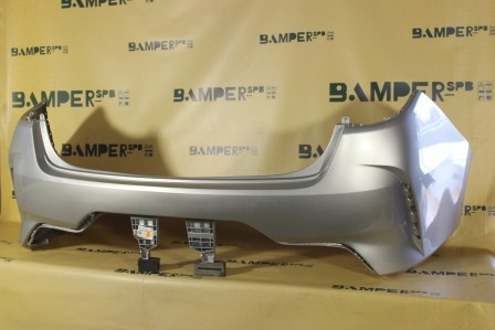 Бампер задний Kia Rio 4 FB 2020-нв RHM Sleek Silver Серебристый Т.