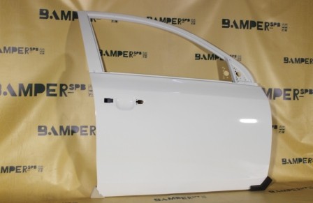 Дверь передняя правая Kia Rio 4 FB 2017-2023 седан PGU Crystal White Белый