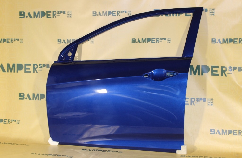 Дверь передняя левая Hyundai Solaris 1 2011-2017 WGM Sapphire Blue Синий